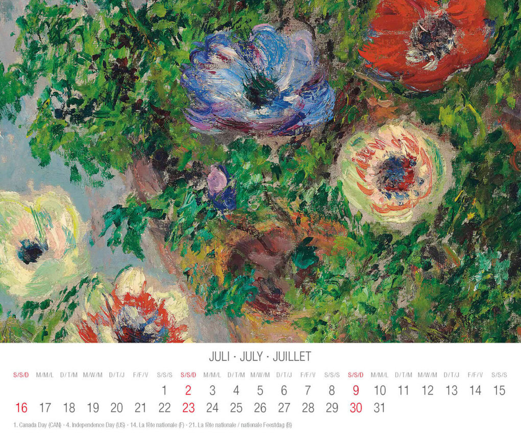 Weitere Ansicht: Monet Flowers 2023