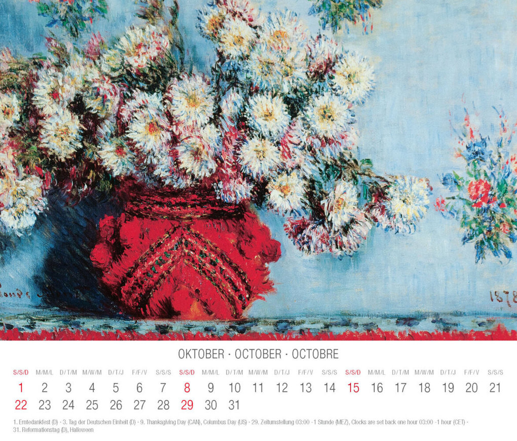 Weitere Ansicht: Monet Flowers 2023
