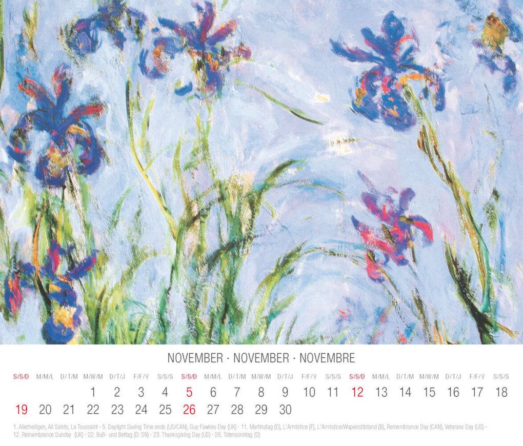 Weitere Ansicht: Monet Flowers 2023