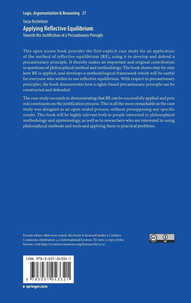 Weitere Ansicht: Applying Reflective Equilibrium | Tanja Rechnitzer