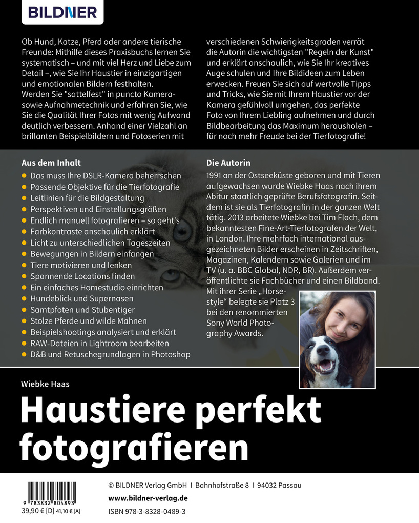 Weitere Ansicht: Haustiere perfekt fotografieren | Haas Wiebke