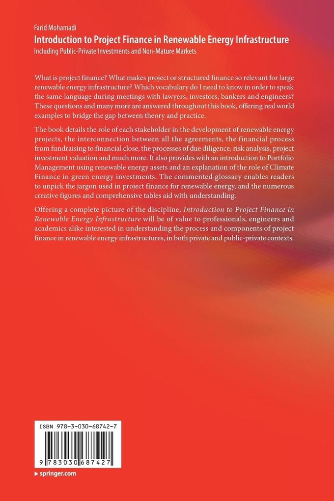 Weitere Ansicht: Introduction to Project Finance in Renewable Energy Infrastructure | Farid Mohamadi