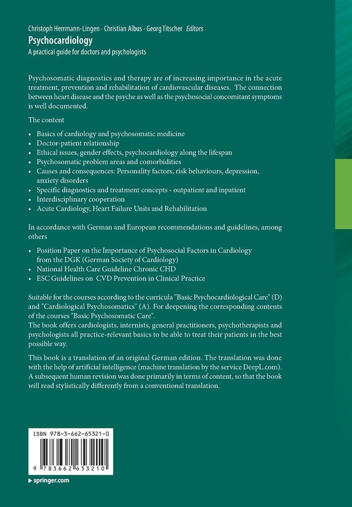 Weitere Ansicht: Psychocardiology