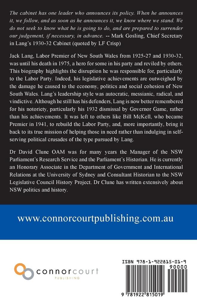 Weitere Ansicht: Jack Lang | David Clune