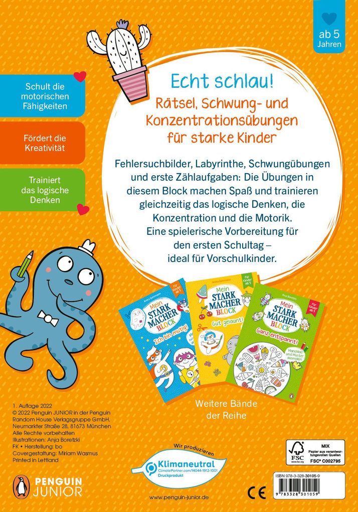 Weitere Ansicht: Mein Starkmacher-Block - Echt schlau! | Anja Boretzki