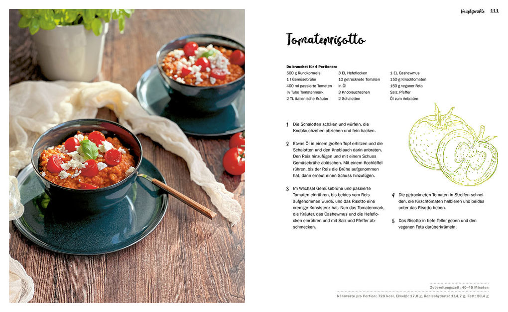 Weitere Ansicht: Ganz entspannt vegan - Das Kochbuch | Carina Wohlleben