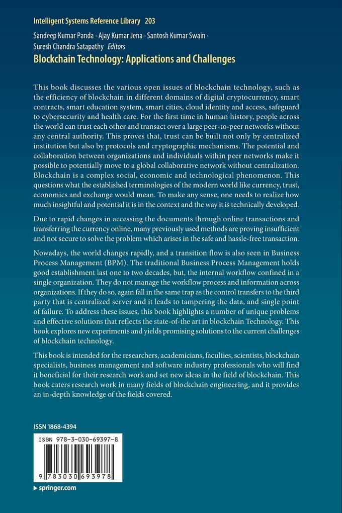 Weitere Ansicht: Blockchain Technology: Applications and Challenges