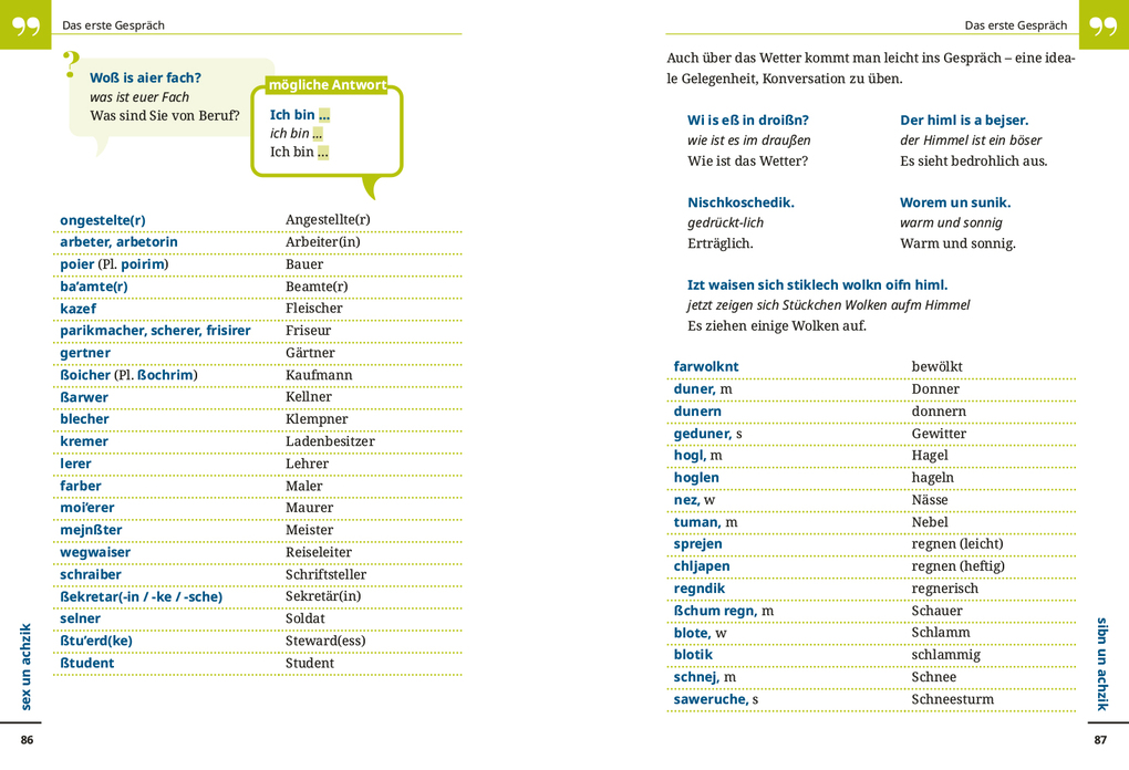 Weitere Ansicht: Jiddisch - Wort für Wort | Arnold Groh
