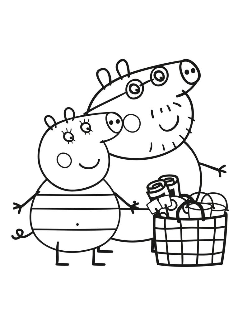 Weitere Ansicht: Peppa Wutz Ausmalbilder: Mein großes Malbuch