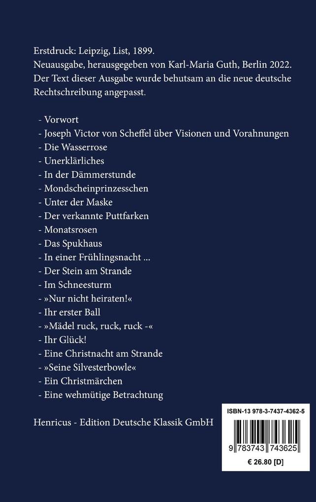 Weitere Ansicht: Spukgeschichten und andere Erzählungen | Nataly Von Eschstruth