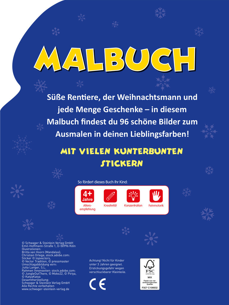Weitere Ansicht: Malbuch Weihnachtsmann