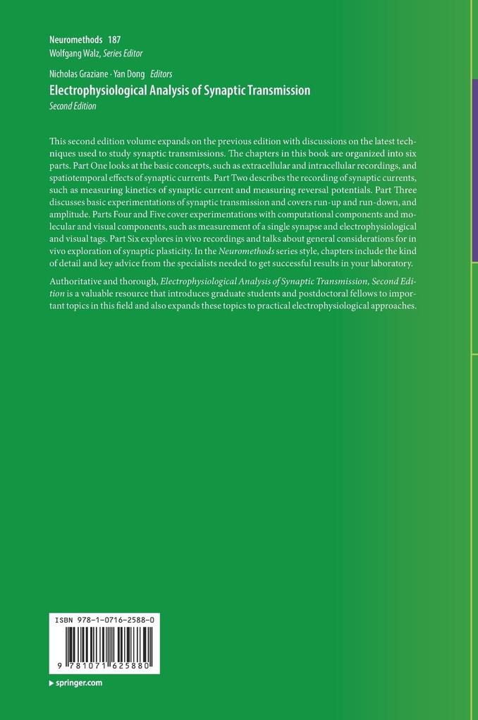 Weitere Ansicht: Electrophysiological Analysis of Synaptic Transmission