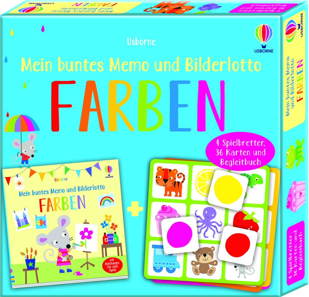 Produktbild: Mein buntes Memo und Bilderlotto: Farben | Kate Nolan