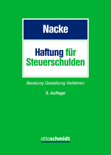 Produktbild: Haftung für Steuerschulden | Alois Th. Nacke