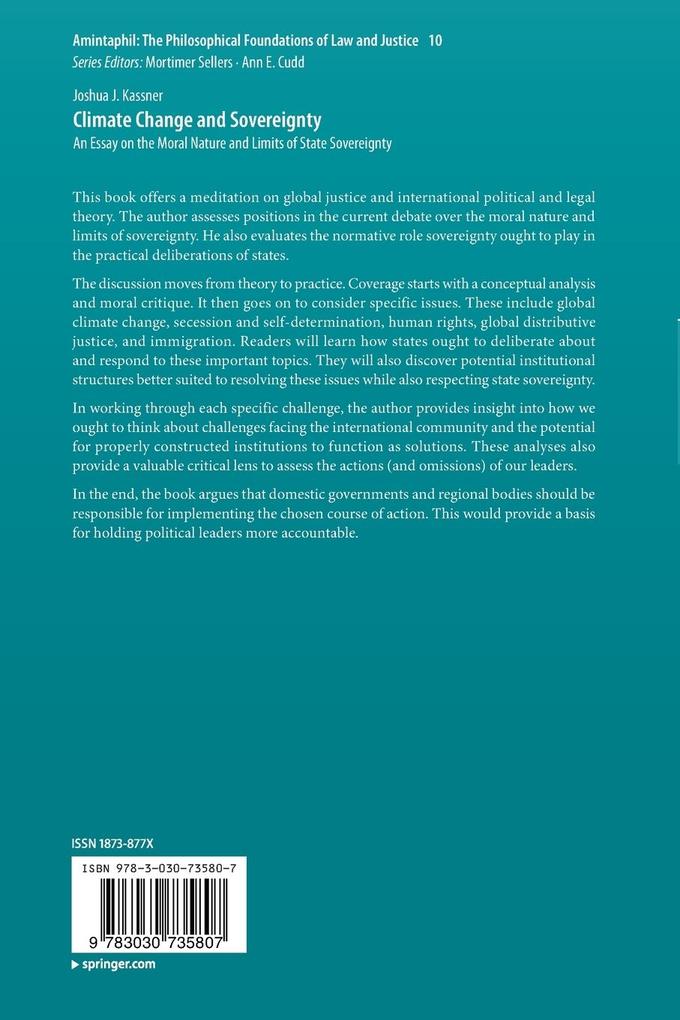 Weitere Ansicht: Climate Change and Sovereignty | Joshua J. Kassner