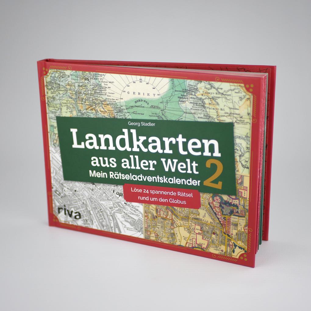 Weitere Ansicht: Landkarten aus aller Welt 2 - Mein Rätseladventskalender | Georg Stadler