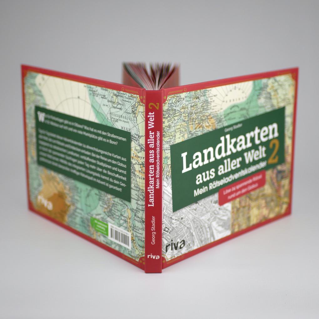 Weitere Ansicht: Landkarten aus aller Welt 2 - Mein Rätseladventskalender | Georg Stadler