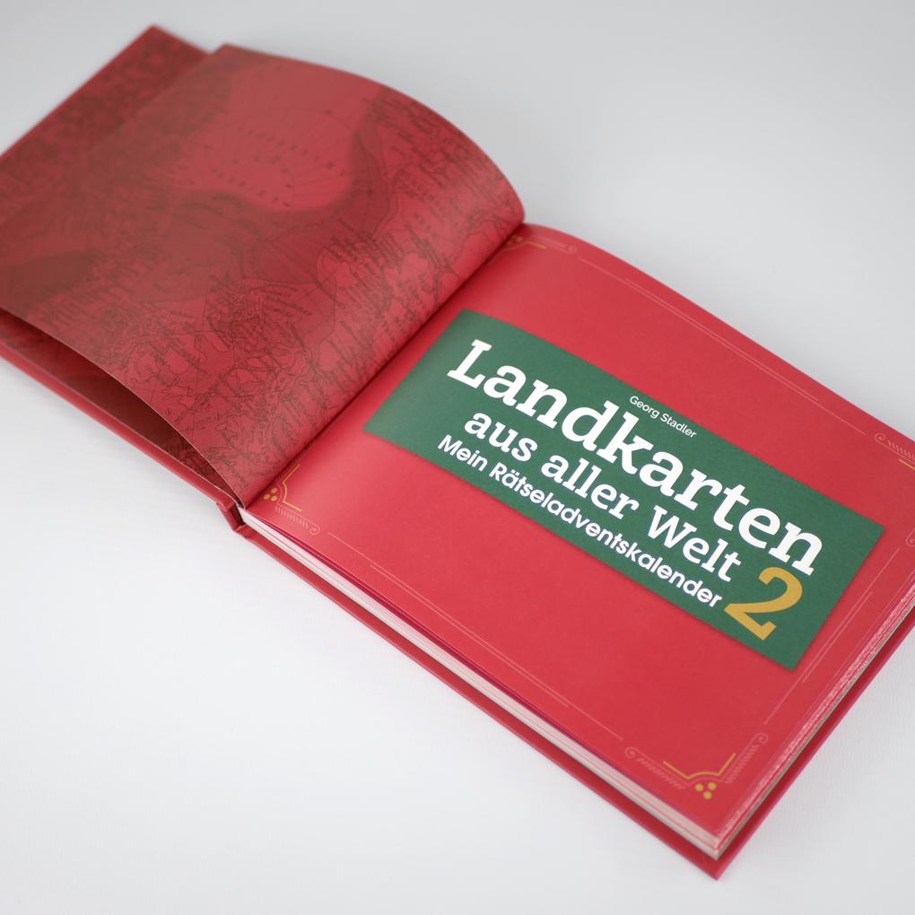 Weitere Ansicht: Landkarten aus aller Welt 2 - Mein Rätseladventskalender | Georg Stadler