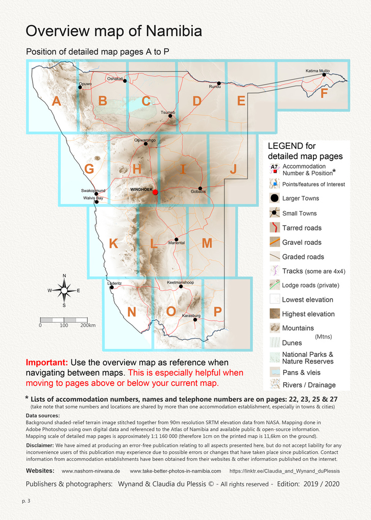 Weitere Ansicht: Das komplette Kartenset NAMIBIA (3-teilig) | Claudia Du Plessis, Wynand Du Plessis