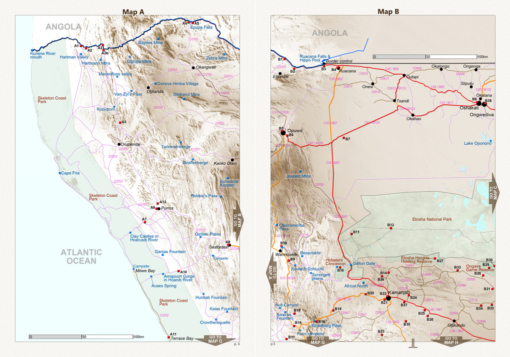 Weitere Ansicht: Das komplette Kartenset NAMIBIA (3-teilig) | Claudia Du Plessis, Wynand Du Plessis