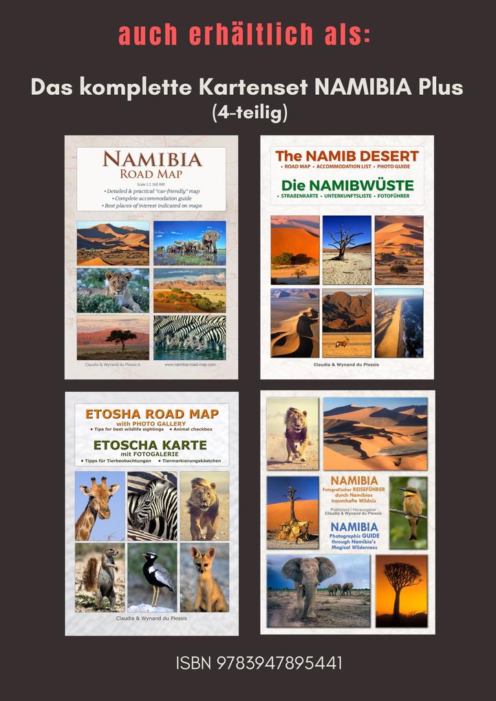 Weitere Ansicht: Das komplette Kartenset NAMIBIA (3-teilig) | Claudia Du Plessis, Wynand Du Plessis