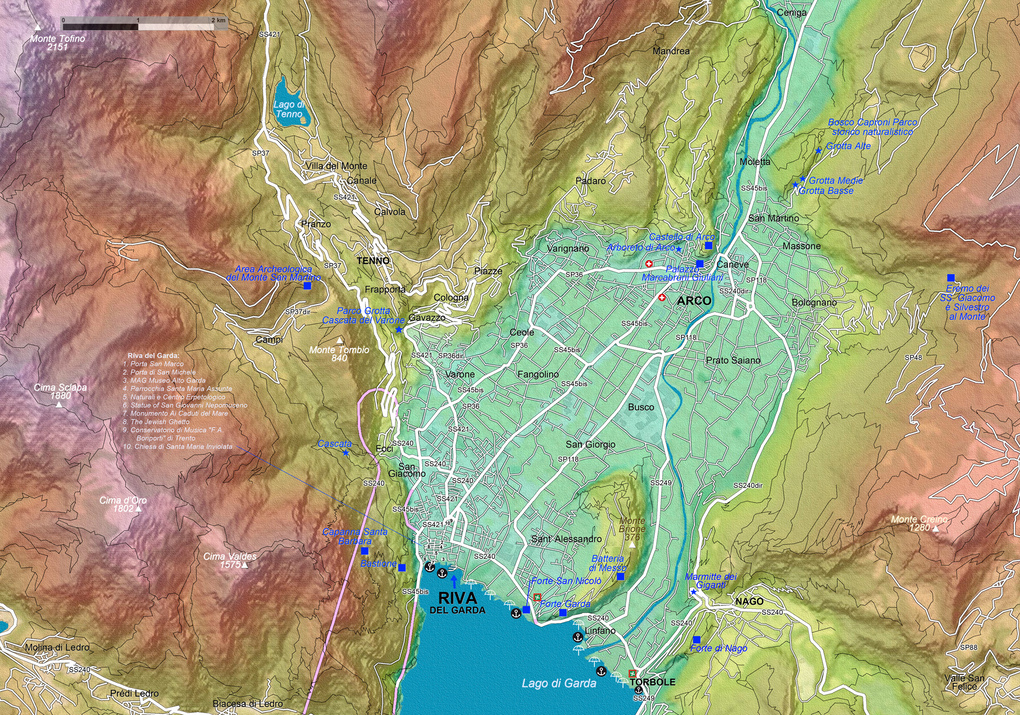 Weitere Ansicht: Gardasee - Lago di Garda (Maßstab 1:33.000) | Claudia Du Plessis, Wynand Du Plessis