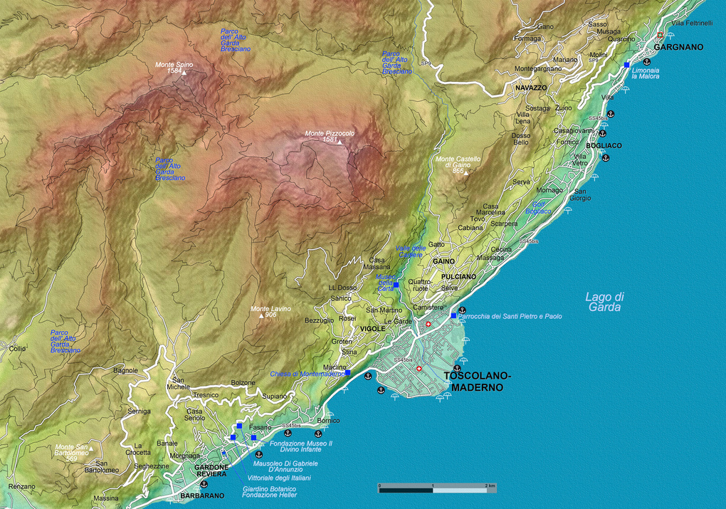 Weitere Ansicht: Gardasee - Lago di Garda (Maßstab 1:33.000) | Claudia Du Plessis, Wynand Du Plessis