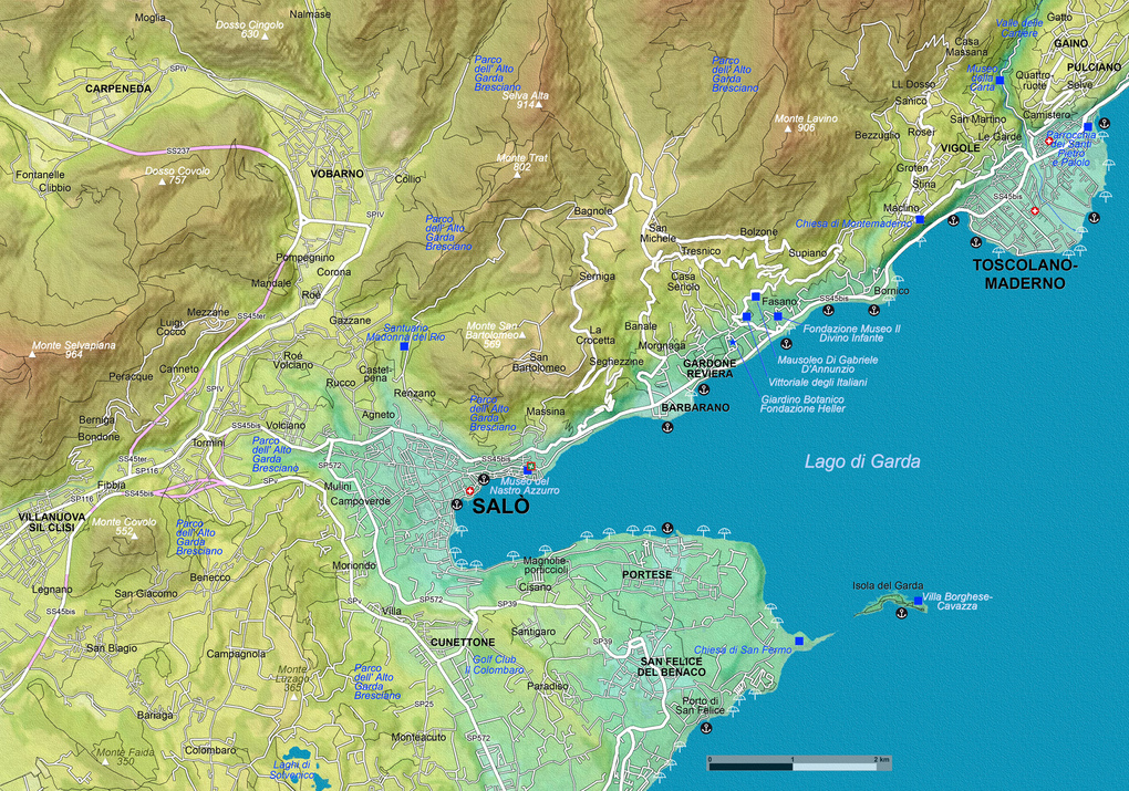 Weitere Ansicht: Gardasee - Lago di Garda (Maßstab 1:33.000) | Claudia Du Plessis, Wynand Du Plessis