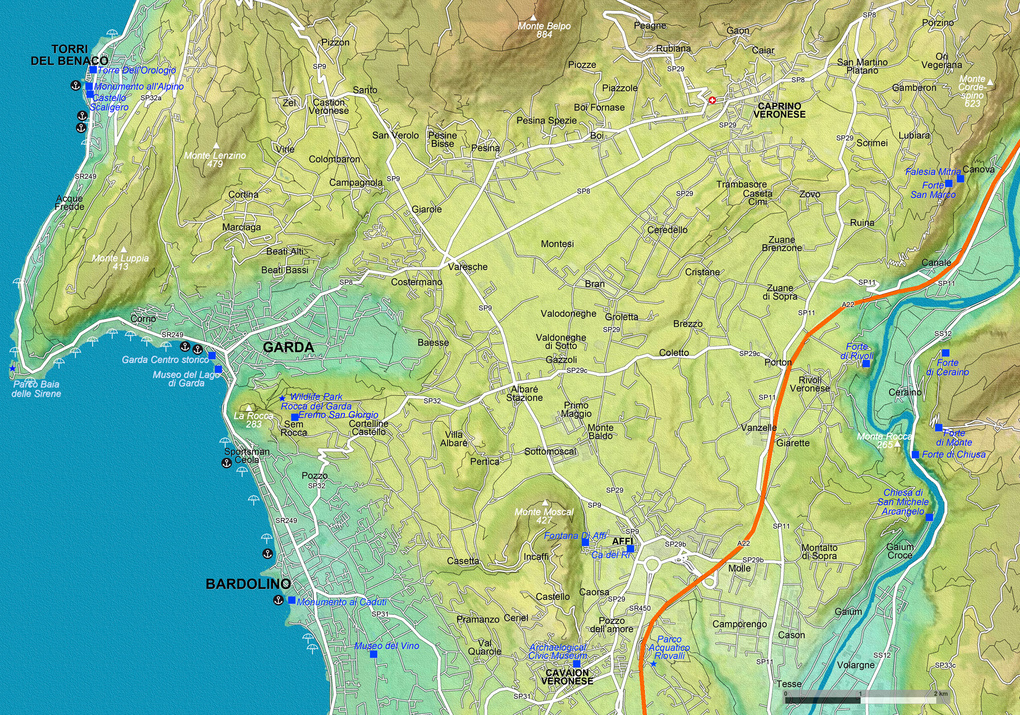 Weitere Ansicht: Gardasee - Lago di Garda (Maßstab 1:33.000) | Claudia Du Plessis, Wynand Du Plessis