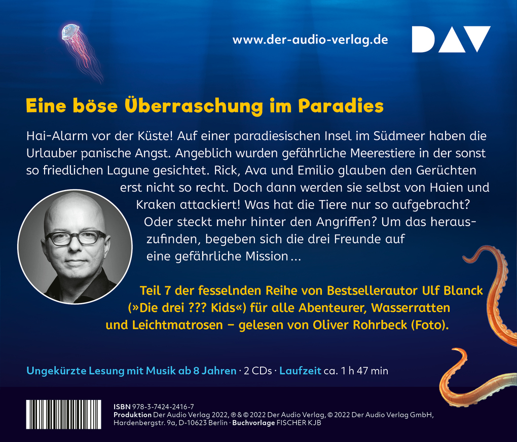 Weitere Ansicht: Rick Nautilus - Teil 7: Angriff der Haie,2 Audio-CD | Ulf Blanck