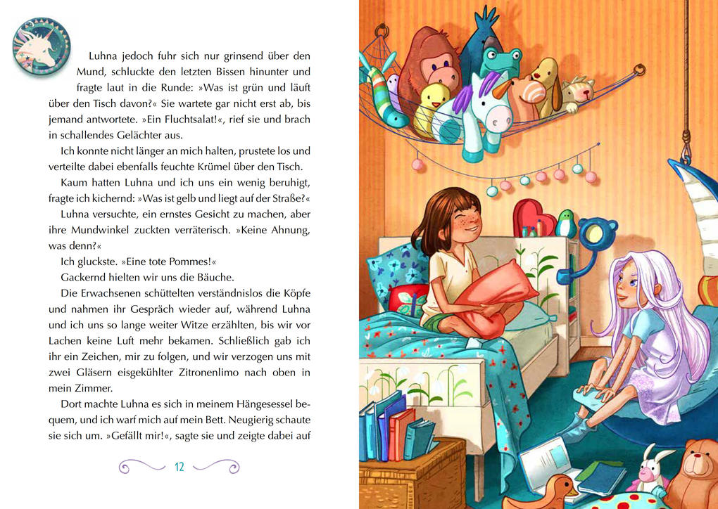 Weitere Ansicht: Zwei wie Glitzer und Einhornstaub - Meine Freundin mit dem großen Geheimnis. | Amelie Benn