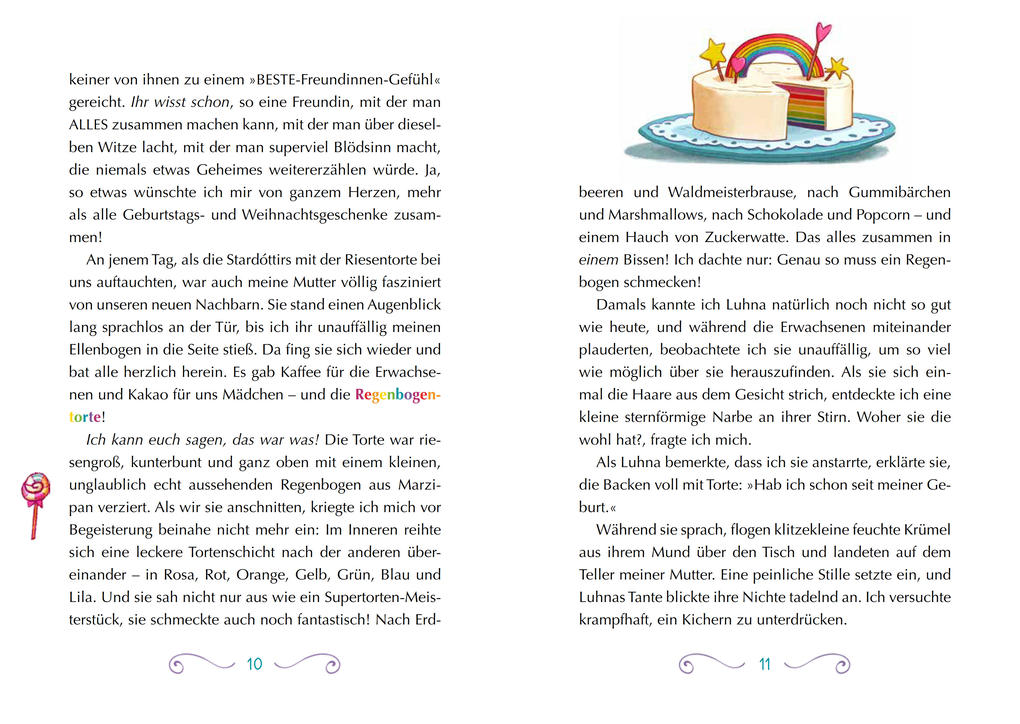 Weitere Ansicht: Zwei wie Glitzer und Einhornstaub - Meine Freundin mit dem großen Geheimnis. | Amelie Benn