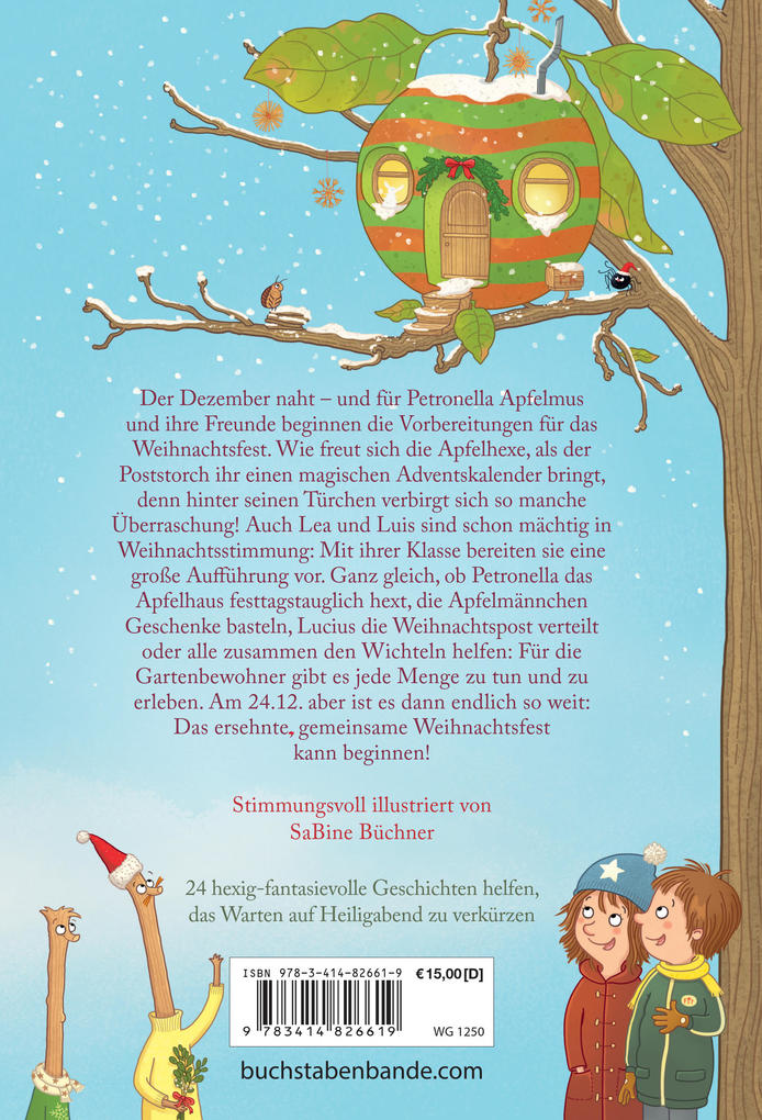 Weitere Ansicht: Petronella Apfelmus - 24 weihnachtliche Geschichten aus dem Apfelhaus | Sabine Städing