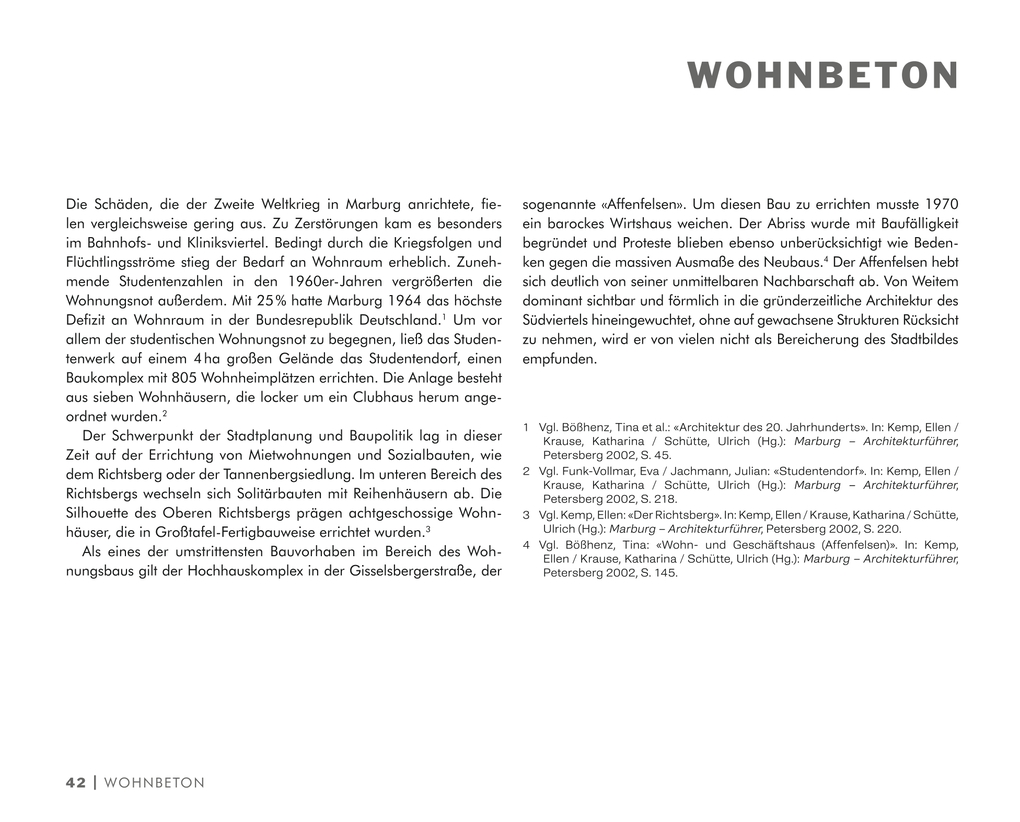 Weitere Ansicht: Marburg Brutal | Susanne Saker