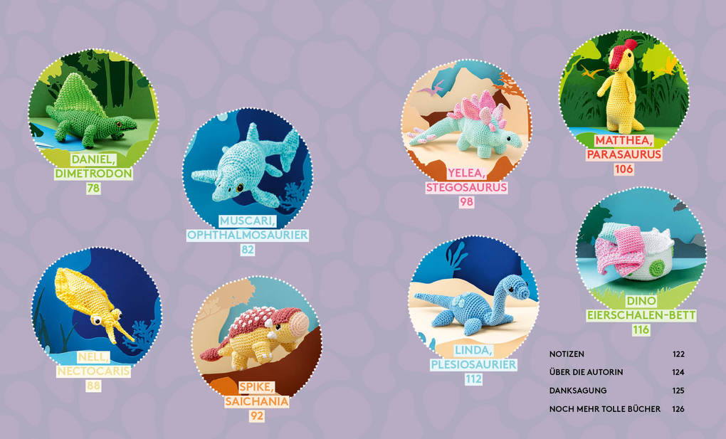 Weitere Ansicht: Mikos Häkelwelt - Dinos | Jacqueline Annecke