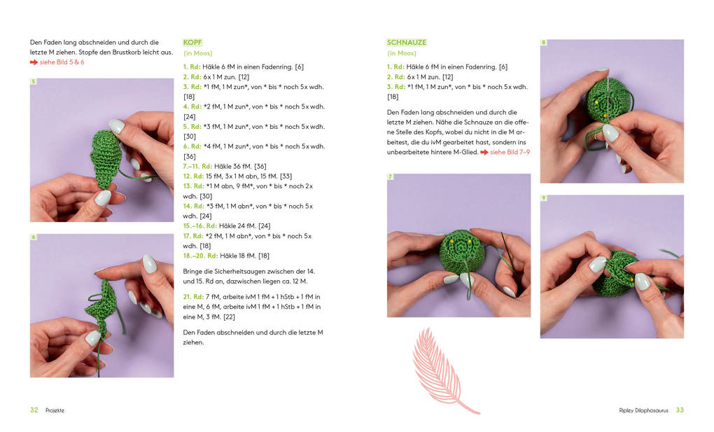 Weitere Ansicht: Mikos Häkelwelt - Dinos | Jacqueline Annecke