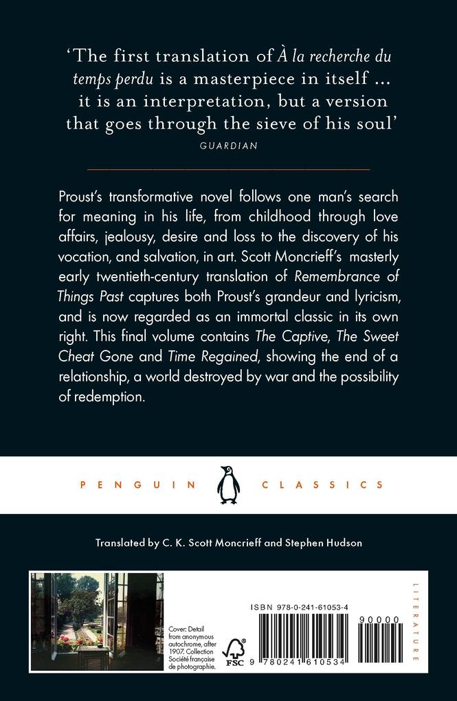 Weitere Ansicht: Remembrance of Things Past | Marcel Proust