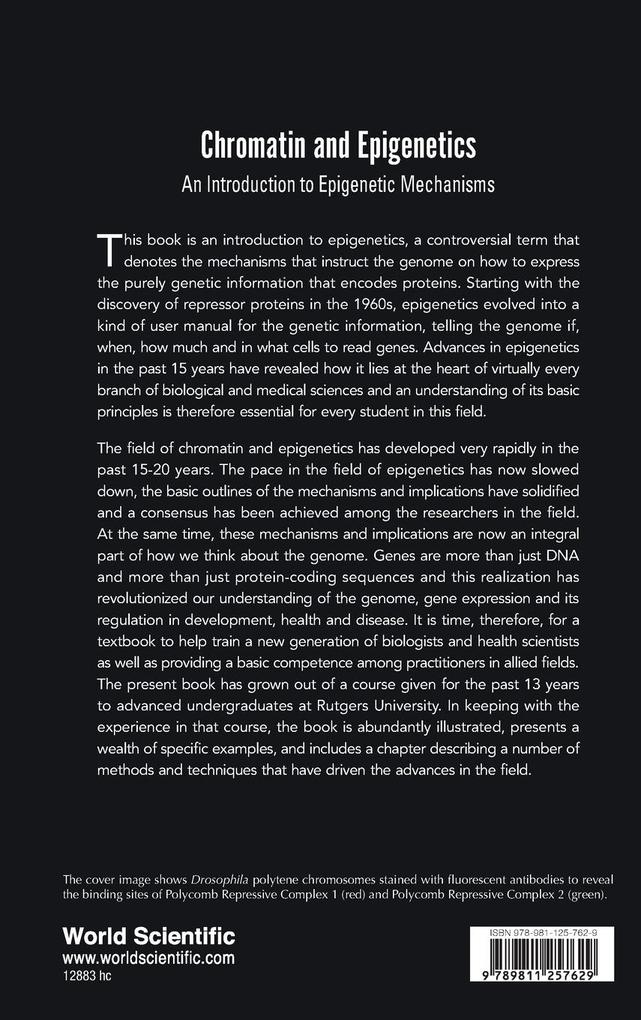 Weitere Ansicht: CHROMATIN AND EPIGENETICS | Pirrotta Vincenzo