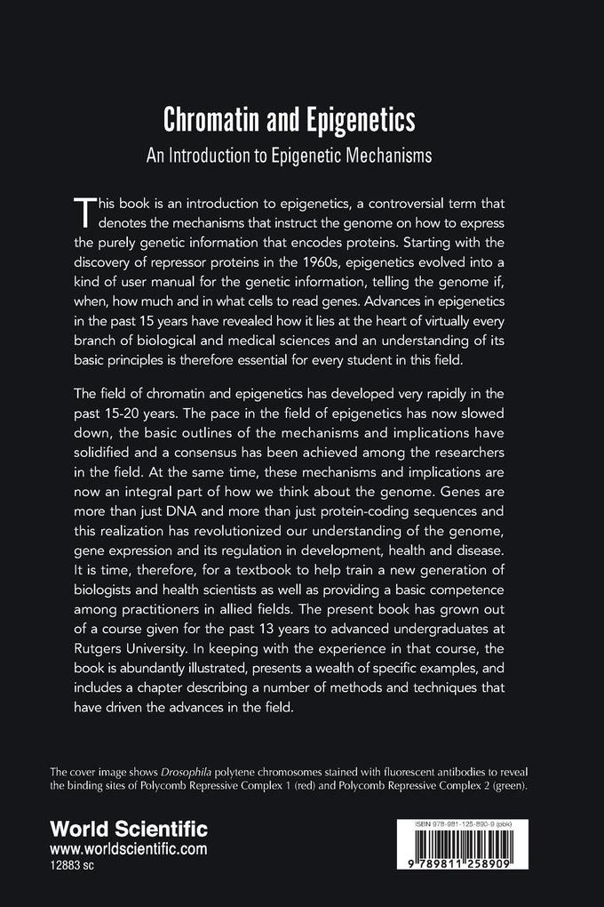 Weitere Ansicht: CHROMATIN AND EPIGENETICS | Pirrotta Vincenzo