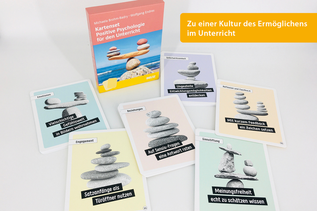 Weitere Ansicht: Kartenset Positive Psychologie für den Unterricht | Michaela Brohm-Badry, Wolfgang Endres