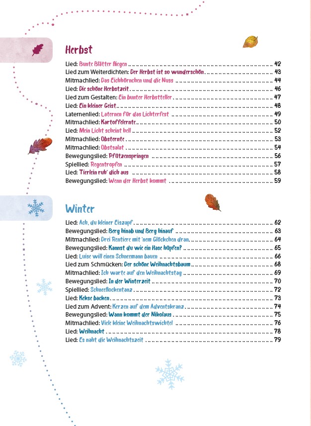Weitere Ansicht: Das Krippen-Jahreszeitenbuch: Lieder zum Mitmachen