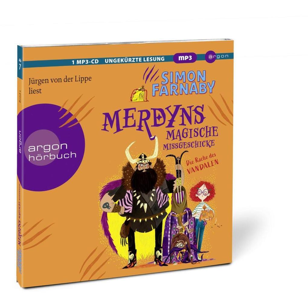 Weitere Ansicht: Merdyns magische Missgeschicke - Die Rache des Vandalen, 1 Audio-CD, 1 MP3 | Simon Farnaby
