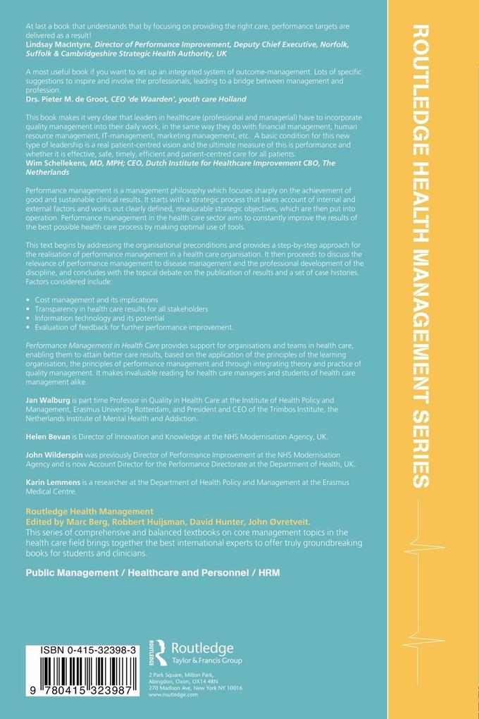 Weitere Ansicht: Performance Management in Healthcare