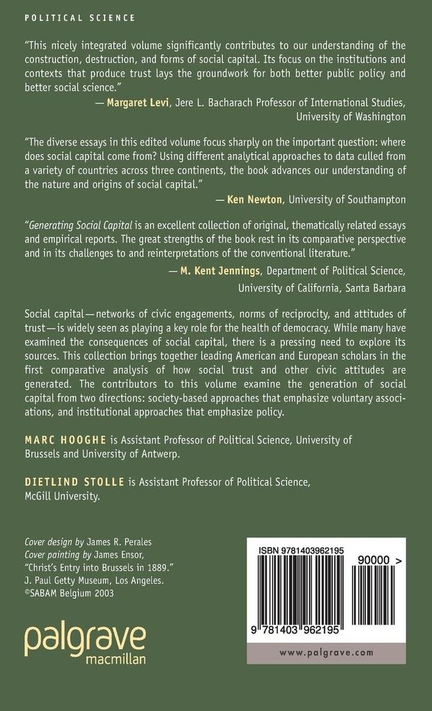 Weitere Ansicht: Generating Social Capital