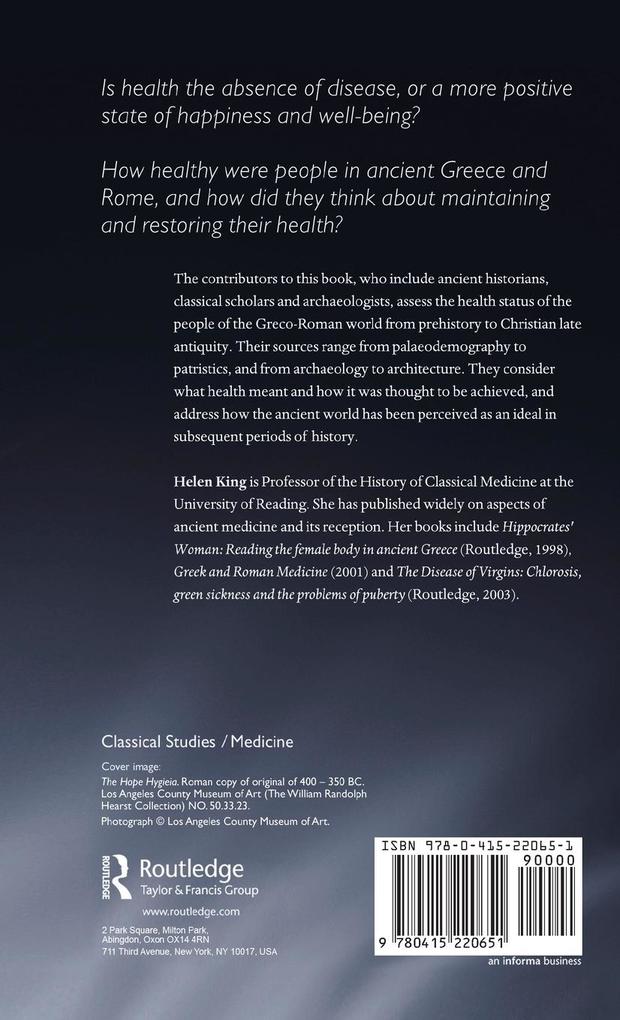 Weitere Ansicht: Health in Antiquity