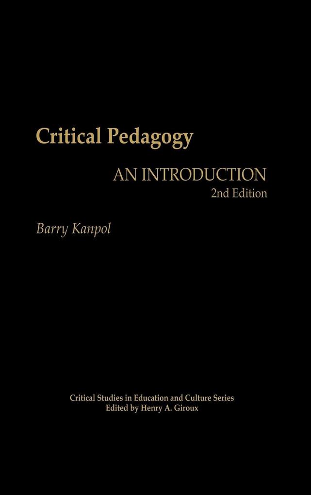 Produktbild: Critical Pedagogy | Barry Kanpol