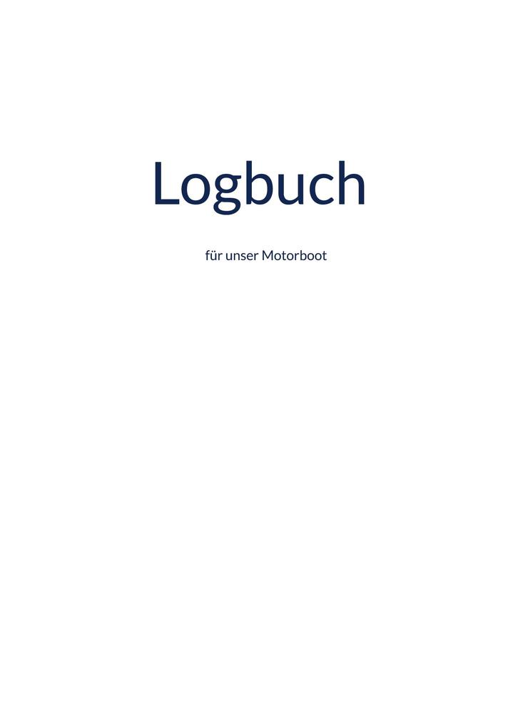 Produktbild: Logbuch | Michael Zielke