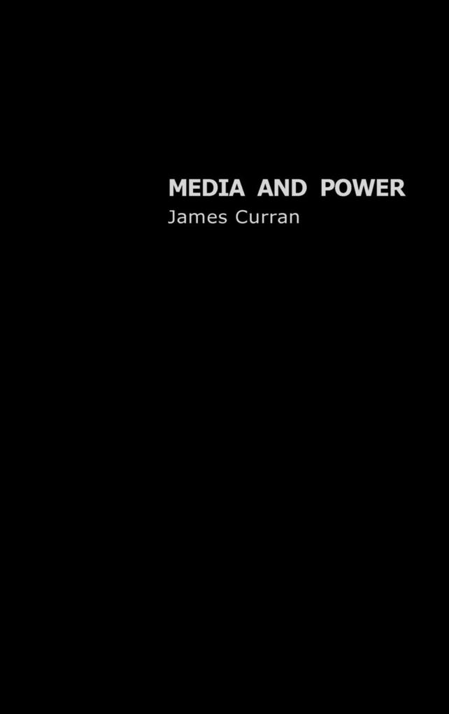 Produktbild: Media and Power | James Curran