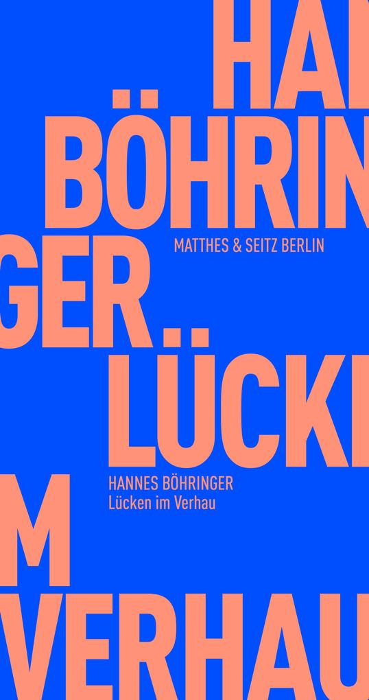 Produktbild: Lücken im Verhau | Hannes Böhringer