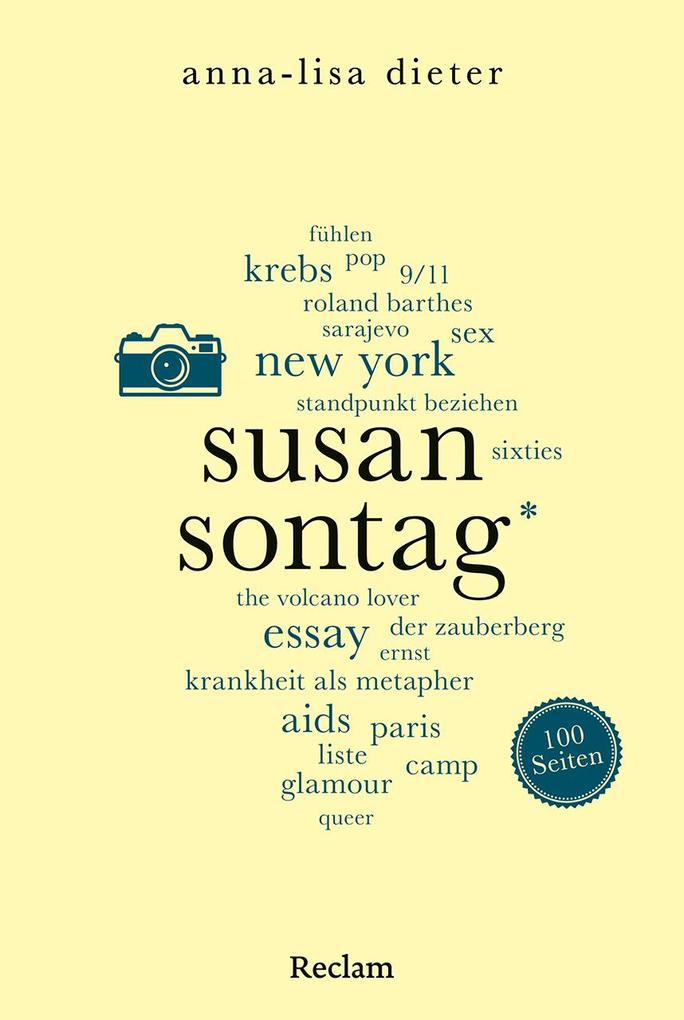 Produktbild: Susan Sontag. 100 Seiten | Anna-Lisa Dieter